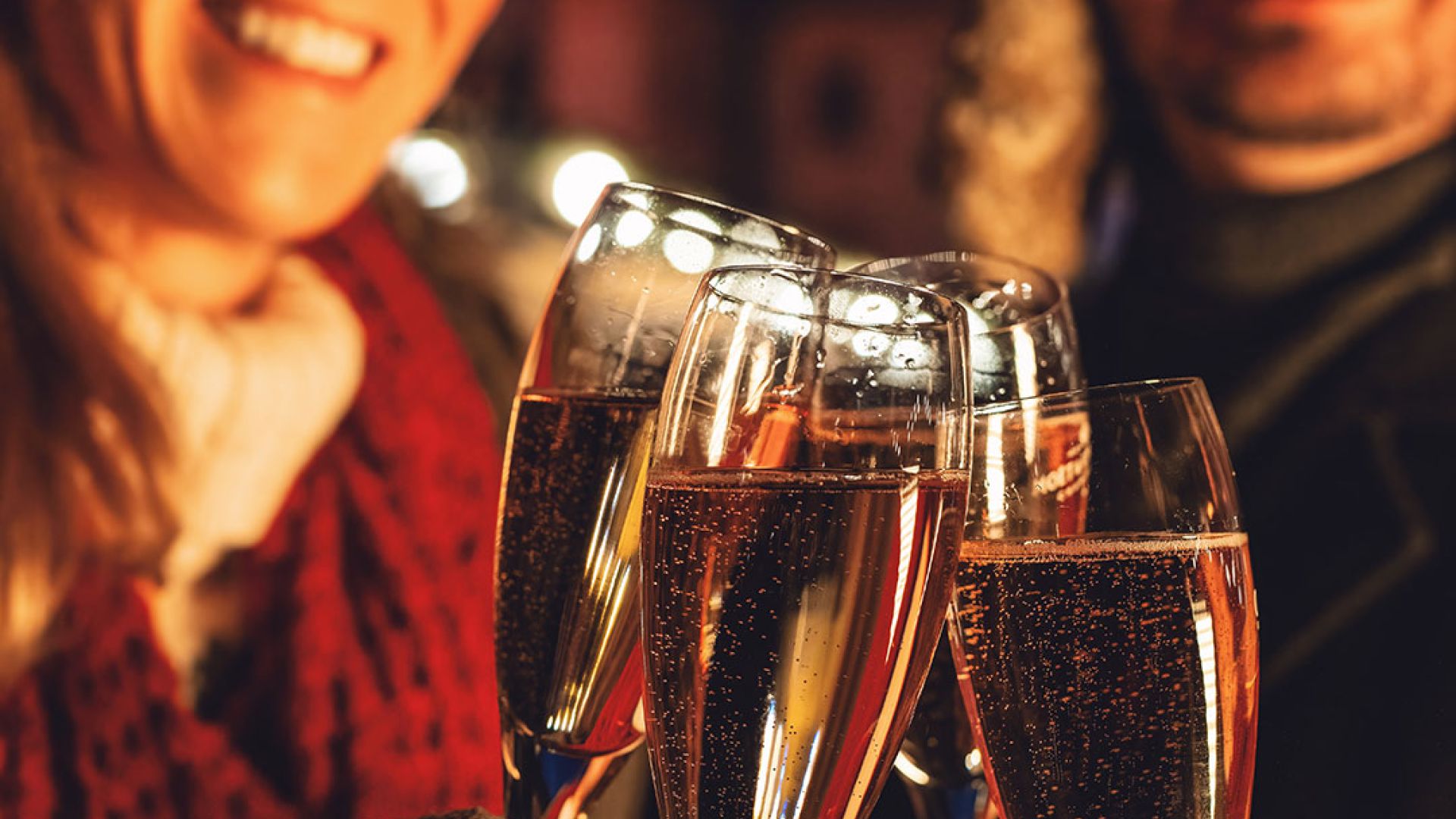 Herbruikbare champagneglazen en shotglaasjes voor feesten en wintermarkten